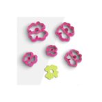 brocutters Organik şekilli polimer kil kesme kalıbı, küpe kalıp, Clay cutter, takı kalıpları, 5 boy, No: 882