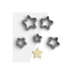 brocutters Yıldız Şekilli Polimer Kil Kesme Kalıbı, Küpe Kalıp, Clay Cutter, 5 Boy, No:1000