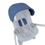 Brogtorl Bebek arabası tente, kumaş güneşlik, Doona araba koltuğu ve bebek arabası için uygun (mavi)