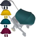 Brogtorl Bebek arabası tente, kumaş güneşlik, Doona araba koltuğu ve bebek arabası için uygun (yeşil)