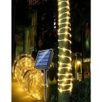 Brokoli Home 100 LED 12 Metre Sarı Flex Peri LED Işık Güneş Enerjili Solar Bahçe Balkon Ağaç Lambası Aydınlatması - Gün Işığı