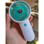 Brokoli Home Şarjli Mini El Fanı Masa Fanı Soğutucu Masa Üstü Vantilatör Usb Stantlı Cep Telefonu Tutucu Yeşil