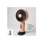 Brokoli Home Summer USB Şarjlı El Fanı I Taşınabilir Mini Fan I Yaz Serinleticisi I Vantilatör I Telefon Stantlı