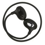 BROLEO Kablosuz Kulaklık, Güvenli Açık Kulak, Büyük Çaplı Hoparlör, 10 M İletim, Bisiklet Için Kemik İletimli Kulaklık (BLACK)