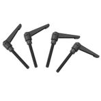 BROLEO Metal Makine Düğmeleri, Ayarlanabilir Sabitleme Kolu Evrensel Sap 16-80mm Çubuk Uzunluğu Erkek Dişli Kelepçe Kolu Paketleme Makineleri için (Vida Uzunluğu 20 MM)