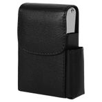 BROLEO Tutucu Sigaralar Için Sigara Tabakası Kutu Kutuları Desenli Kadeh Takımı Saklama Kutuları Için Sigaralar (BLACK)