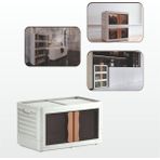 Broloys Hi-Box Katlanabilir Istiflenebilir Çok Amaçlı Organizer Eşya Dolabı Saklama Kutusu Plastik Depolama Ev Yaşam Banyo Mutfak