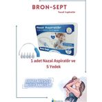Bron-Sept Bebek Burun Aspiratörü + Yumuşak Yedek Uç 5 Adet
