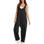 Brong Dungarees Playsuit Siyah Kolsuz Kadın Tulum