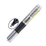 Brons Akrilik Marker Yuvarlak Uç 1 Adet Brons Akrilik Markör Metal Seramik Ahşap Kumaş tuval cam taş (Gümüş)