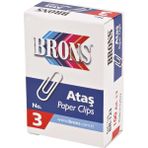 Brons Ataş No:3 100LÜ - 2 Kutu - Gümüş