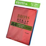 Brons BR-457 A4 Renkli 10'lu Bantlı Defter Kabı