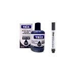 Brons Doldurulabilir Beyaz Yazı Tahtası Kalemi + Trix 100 ml Siyah Mürekkep