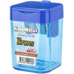 Brons Hazneli Kalemtraş - Açık Mavi
