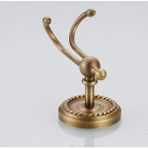 Bronz Banyo Aksesuarları Antik Tuvalet Fırçası Tutucu Vintage Wc Rulo Kağıt Tutucu Seramik Çift Bardak Tutucu Pirinç Sabun Yemekleri | Banyo Donanım Setleri (Altın) (Yurt Dışından) - Bakır