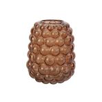 Bronz Kabarcık Büyük Boy Dekoratif Cam Vazo 21 * 21 * 25 Cm Ak.Jk0043