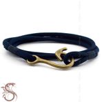 BRONZ OLTA KANCA LACİVERT PARACORD SARMA ERKEK BİLEKLİK BT571