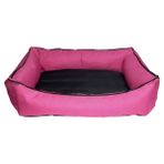 Bronza No- 1 50x60x15 cm Pembe Su Geçirmez Kedi-Köpek Yatağı