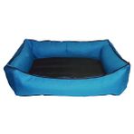 Bronza No-3 70x80x15 cm Mavi Su Geçirmez Kedi-Köpek Yatağı
