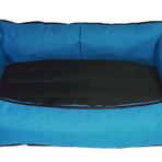 Bronza No-4 80x90x15 cm Mavi Su Geçirmez Kedi-Köpek Yatağı
