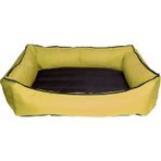 Bronza No-4 80x90x15 cm Sarı Su Geçirmez Kedi-Köpek Yatağı