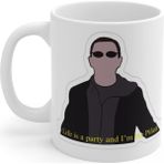 Brooklyn 99 Boyle Life Pinata Baskılı Kupa Bardak - Beyaz - 300 cc