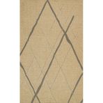 Brooklyn Brk 05 Natural Grey Hasır Görünümlü Kaymaz Renkli Dokuma Modern Kilim