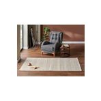 Brooklyn Hasır Görünümlü Kaymaz Renkli Dokuma Modern Kilim BRK10, 80 x 150