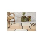 Brooklyn Hasır Görünümlü Kaymaz Renkli Dokuma Modern Kilim BRK14, 135 x 200