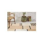 Brooklyn Hasır Görünümlü Kaymaz Renkli Dokuma Modern Kilim BRK14, 160 x 230