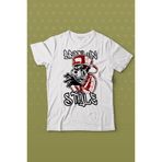 Brooklyn Hip Hop Rap Music Grafitti Baskılı Tişört Çocuk T-shirt Beyaz