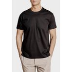 Brooks Brothers % 100 Pamuk Bisiklet Yaka T-Shirt Erkek T Shirt BBSS26MTS008112 - Siyah - 2XL
