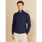 Brooks Brothers Bato Yaka Standart Lacivert Erkek Kazak BBFW25MKL028