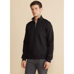 BROOKS BROTHERS Bato Yaka Sweatshirt, S, 5003320604, Siyah, erkek