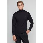 Brooks Brothers BBFW23MKL011 Siyah Balıkçı Yaka Standart Erkek Kazak