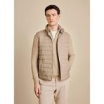 Brooks Brothers Bej Erkek Kapitone Yelek BBSS26MVS001 - XL