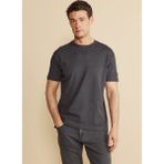 Brooks Brothers Bisiklet Yaka Antrasit Melanj Erkek T-Shirt BBFW25MTS004