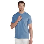 Brooks Brothers Bisiklet Yaka Mavi Erkek T-Shirt BBSS25MTS011 - XL