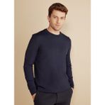 Brooks Brothers Bisiklet Yaka Standart Lacivert Erkek Kazak BBFW25MKL014 - 2XL