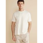 BROOKS BROTHERS Bisiklet Yaka T-Shirt, L, 5003317866, Bej, Erkek