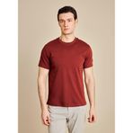 BROOKS BROTHERS Bisiklet Yaka T-Shirt, S, 5003352152, Bakır, Erkek