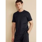 BROOKS BROTHERS Bisiklet Yaka T-Shirt, S, BBFW25MTS001, Lacivert, Erkek