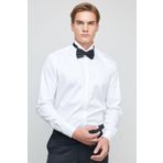 BROOKS BROTHERS Erkek Beyaz %100 Pamuk Slim Fit Ata Yaka Gömlek