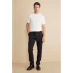 BROOKS BROTHERS Erkek Siyah Örme Kordonlu Jogger Pantolon