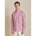 Brooks Brothers Kırmızı Erkek Regular Fit Gömlek BBSS26MSH007 - Kırmızı - Beyaz
