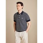Brooks Brothers Lacivert - Beyaz Erkek Standart Triko Kazak BBSS26MKL004 - 3XL