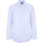 Brooks Brothers Mavi-Beyaz Erkek Italyan Slim Fit Çizgili Gömlek BBSS26MSH047 - Mavi - Beyaz - 41