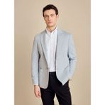 Brooks Brothers Mavi Erkek Regular Fit Mikro Desenli Ceket BBSS26MBL016 - 54