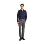 Brooks Brothers Normal Bel Düz Paça Standart Pantolon, 50, BBFW25MPT008, Antrasit, Erkek