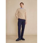 BROOKS BROTHERS Normal Bel Düz Paça Standart Pantolon , 50, BBSS25MPT001, Lacivert, Erkek